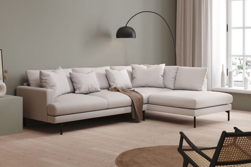 Menard 3-seters Sofa med Sjeselong Venstre - Sofa med sjeselong - 4 seters sofa med divan