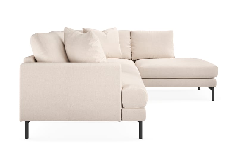 Menard 4-seters L Sofa med Sjeselong Høyre - Lys Beige / Natur - Møbler - Sofaer - Sofa med sjeselong