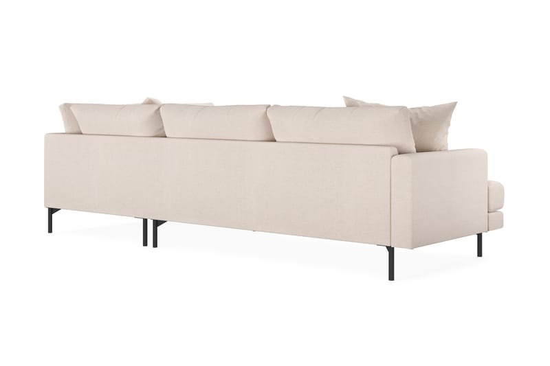 Menard 4-seters L Sofa med Sjeselong Høyre - Lys Beige / Natur - Møbler - Sofaer - Sofa med sjeselong