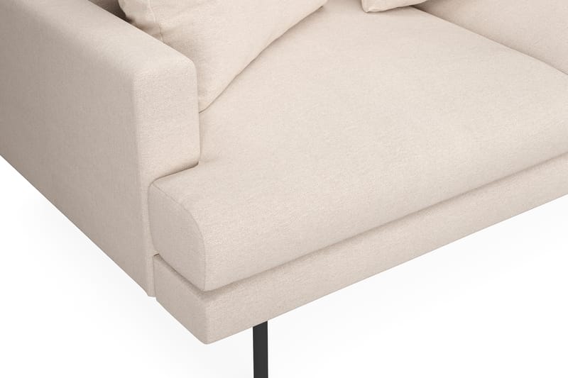 Menard 4-seters L Sofa med Sjeselong Høyre - Lys Beige / Natur - Møbler - Sofaer - Sofa med sjeselong