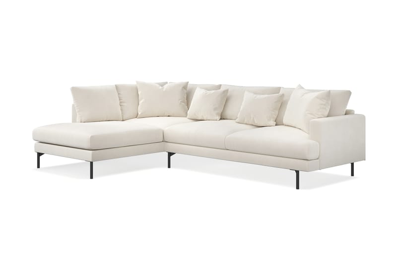 Menard 4-seters L Sofa med Sjeselong Venstre - Beige / Lys - Møbler - Sofaer - Sofa med sjeselong