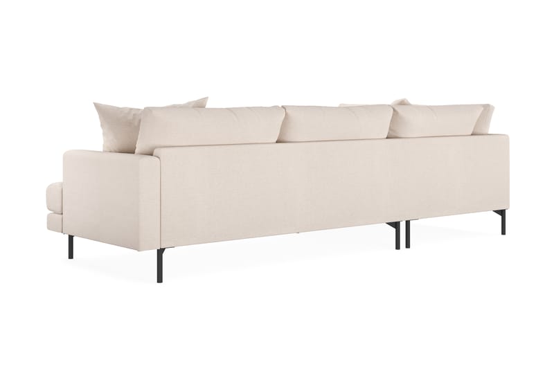 Menard 4-seters L Sofa med Sjeselong Venstre - Lys Beige / Natur - Møbler - Sofaer - Sofa med sjeselong