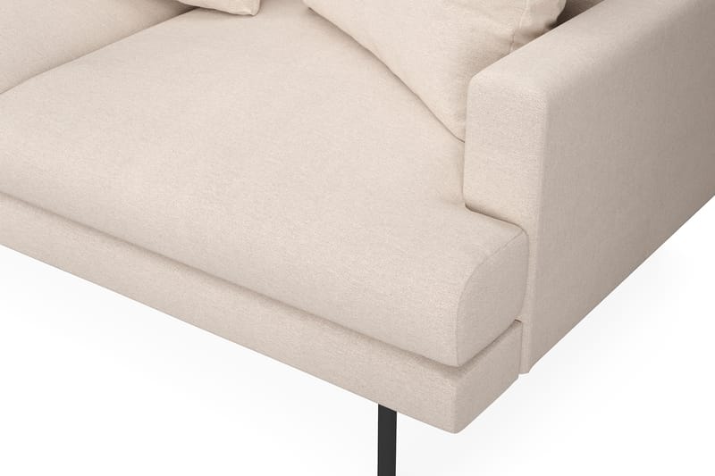 Menard 4-seters L Sofa med Sjeselong Venstre - Lys Beige / Natur - Møbler - Sofaer - Sofa med sjeselong