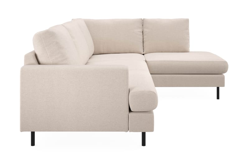 Menard Compact 4-seters L Sofa med Sjeselong Høyre - Beige - Møbler - Sofaer - Sofa med sjeselong