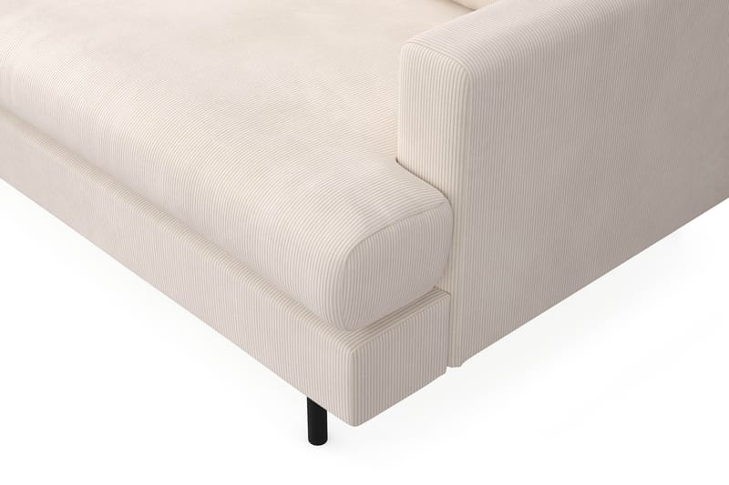 Menard Compact 4-seters L Sofa med Sjeselong Venstre - Lys Beige - Møbler - Sofaer - Sofa med sjeselong