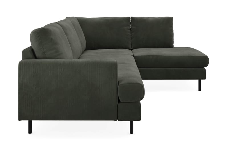 Menard Compact 4-seters Manchester L Sofa Sjeselong 4-seters - Mørkegrønn - Møbler - Sofaer - Sofa med sjeselong