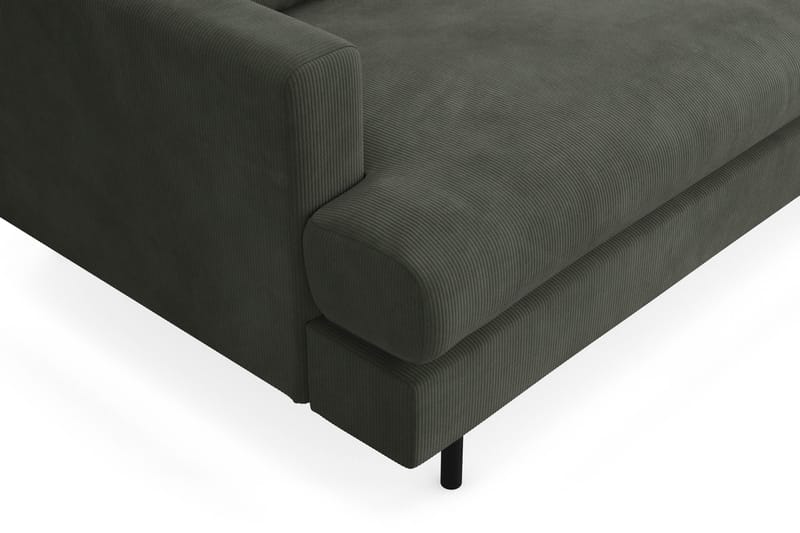 Menard Compact 4-seters Manchester L Sofa Sjeselong 4-seters - Mørkegrønn - Møbler - Sofaer - Sofa med sjeselong