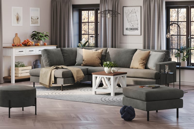 Menard Compact Sofa med Chaiselong 4-seter - Møbler - Sofaer - Sofa med sjeselong