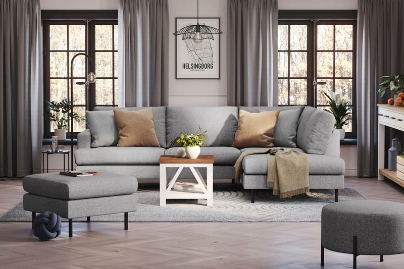 Menard Compact Sofa med Chaiselong 4-seter - Møbler - Sofaer - Sofa med sjeselong