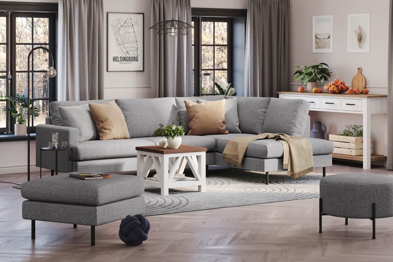 Menard Compact Sofa med Chaiselong 4-seter - Møbler - Sofaer - Sofa med sjeselong