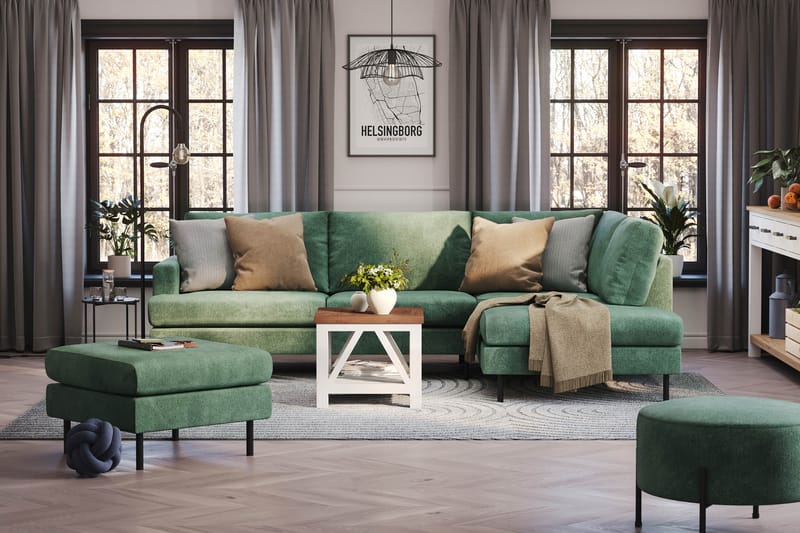 Menard Compact Sofa med Chaiselong 4-seter - Møbler - Sofaer - Sofa med sjeselong