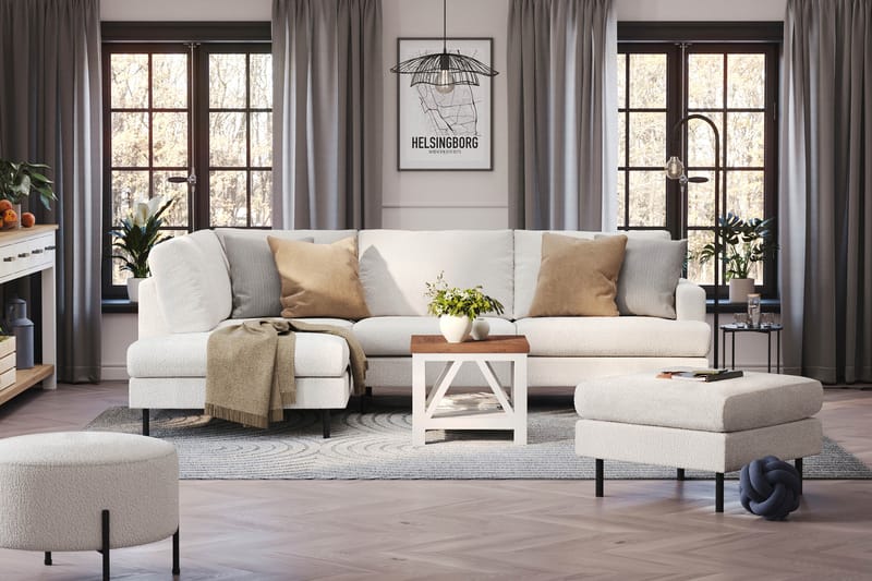 Menard Compact Sofa med Chaiselong 4-seter - Møbler - Sofaer - Sofa med sjeselong