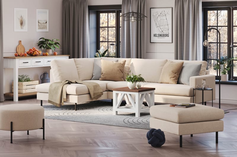 Menard Compact Sofa med Chaiselong 4-seter - Møbler - Sofaer - Sofa med sjeselong