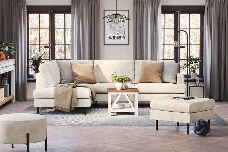 Menard Compact Sofa med Chaiselong 4-seter - Møbler - Sofaer - Sofa med sjeselong