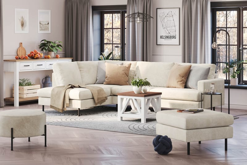 Menard Compact Sofa med Chaiselong 4-seter - Møbler - Sofaer - Sofa med sjeselong