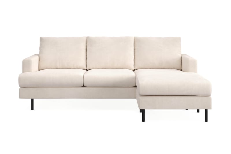 Menard Compact Sofa med Divan 3-seter - Beige - Møbler - Sofaer - Sofa med sjeselong