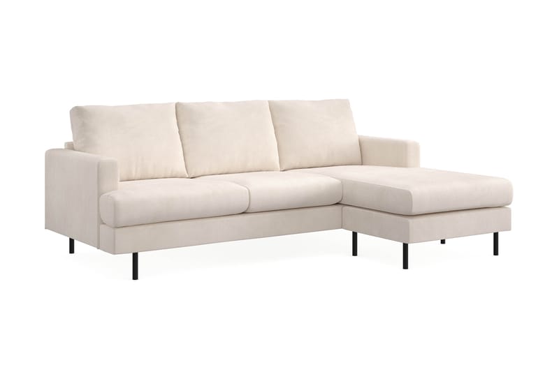 Menard Compact Sofa med Divan 3-seter - Beige - Møbler - Sofaer - Sofa med sjeselong