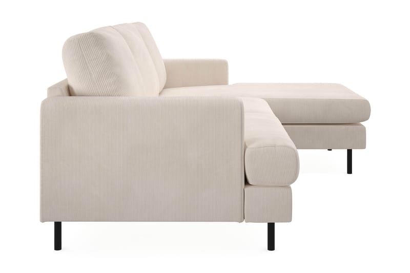 Menard Compact Sofa med Divan 3-seter - Beige - Møbler - Sofaer - Sofa med sjeselong