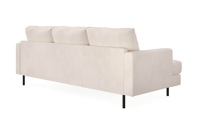 Menard Compact Sofa med Divan 3-seter - Beige - Møbler - Sofaer - Sofa med sjeselong