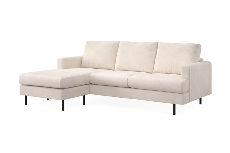 Menard Compact Sofa med Divan 3-seter - Beige - Møbler - Sofaer - Sofa med sjeselong