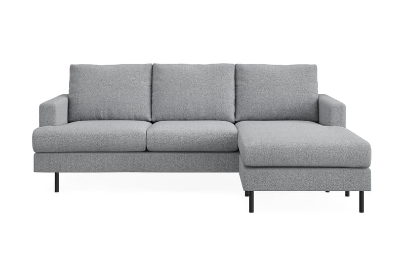 Menard Compact Sofa med divan 3-seter - Grå - Møbler - Sofaer - Sofa med sjeselong