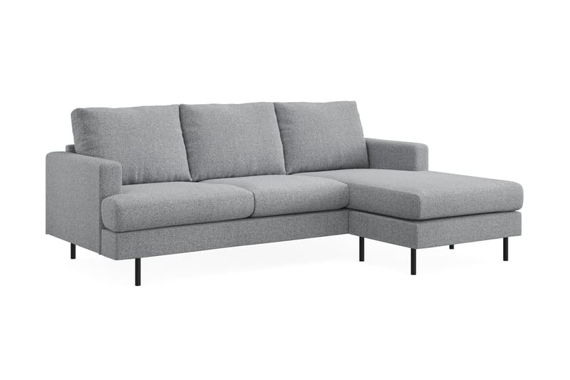 Menard Compact Sofa med divan 3-seter - Grå - Møbler - Sofaer - Sofa med sjeselong