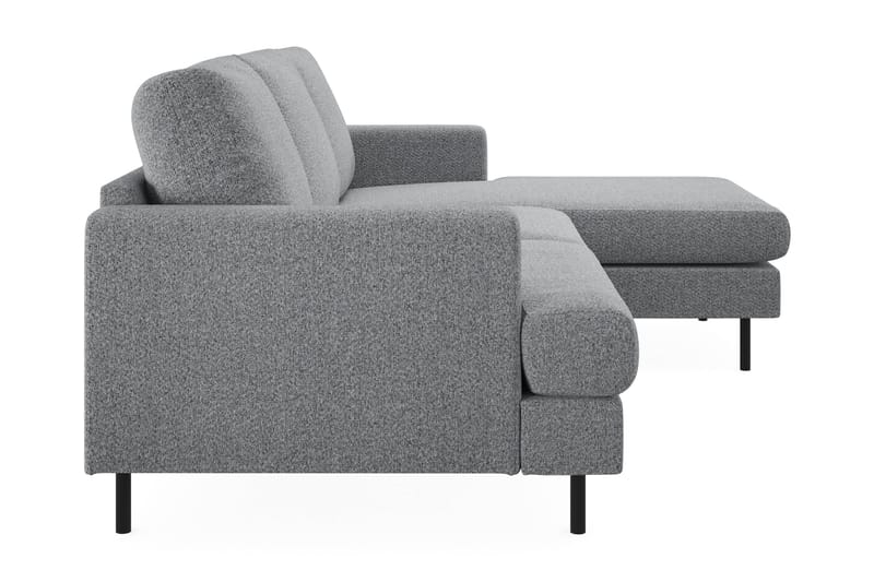 Menard Compact Sofa med divan 3-seter - Grå - Møbler - Sofaer - Sofa med sjeselong