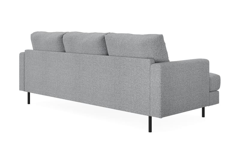 Menard Compact Sofa med divan 3-seter - Grå - Møbler - Sofaer - Sofa med sjeselong