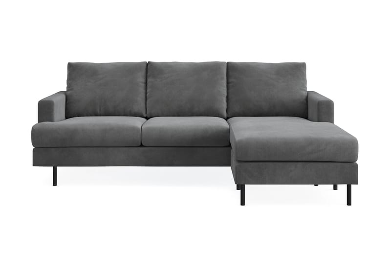 Menard Compact Sofa med Divan 3-seter - Grå - Møbler - Sofaer - Sofa med sjeselong