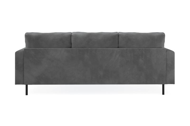 Menard Compact Sofa med Divan 3-seter - Grå - Møbler - Sofaer - Sofa med sjeselong