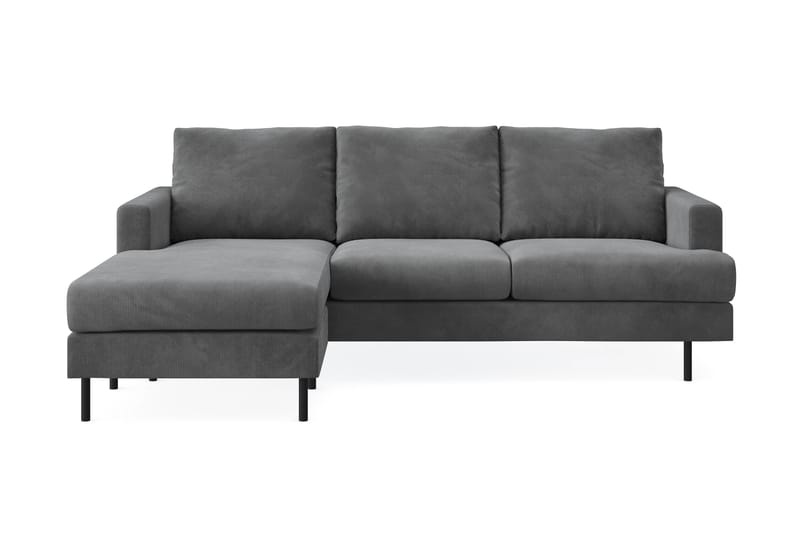 Menard Compact Sofa med Divan 3-seter - Grå - Møbler - Sofaer - Sofa med sjeselong