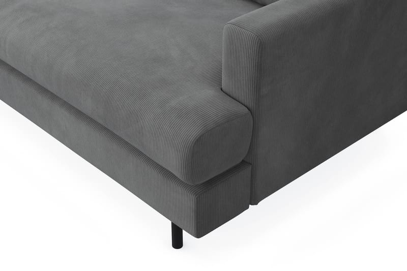 Menard Compact Sofa med Divan 3-seter - Grå - Møbler - Sofaer - Sofa med sjeselong