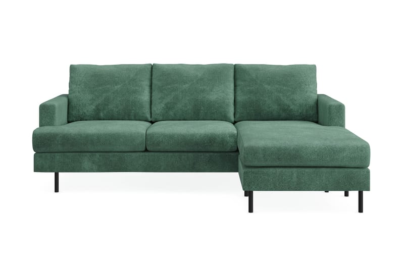 Menard Compact Sofa med divan 3-seter - Grønn - Møbler - Sofaer - Sofa med sjeselong