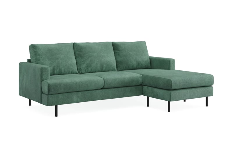 Menard Compact Sofa med divan 3-seter - Grønn - Møbler - Sofaer - Sofa med sjeselong