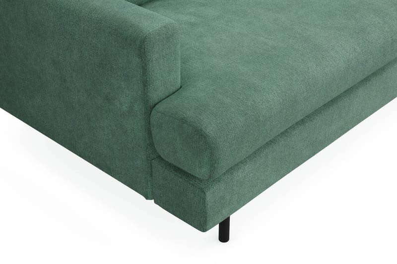 Menard Compact Sofa med divan 3-seter - Grønn - Møbler - Sofaer - Sofa med sjeselong