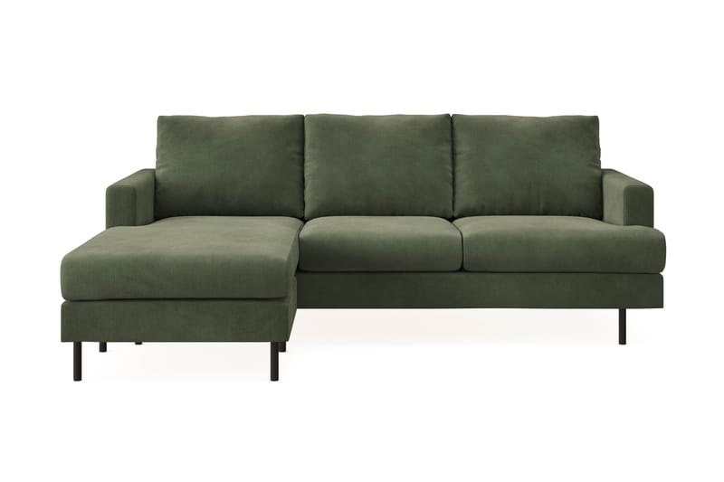 Menard Compact Sofa med Divan 3-seter - Grønn - Møbler - Sofaer - Sofa med sjeselong