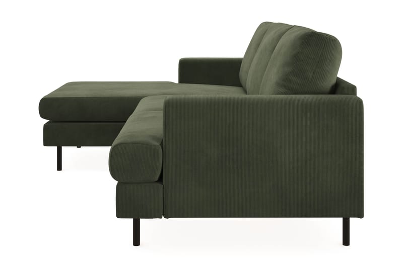 Menard Compact Sofa med Divan 3-seter - Grønn - Møbler - Sofaer - Sofa med sjeselong