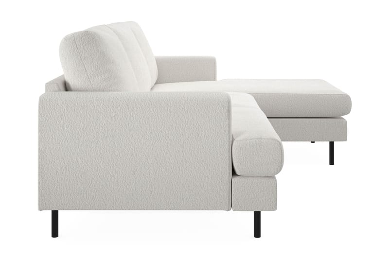 Menard Compact Sofa med divan 3-seter - Hvit - Møbler - Sofaer - Sofa med sjeselong