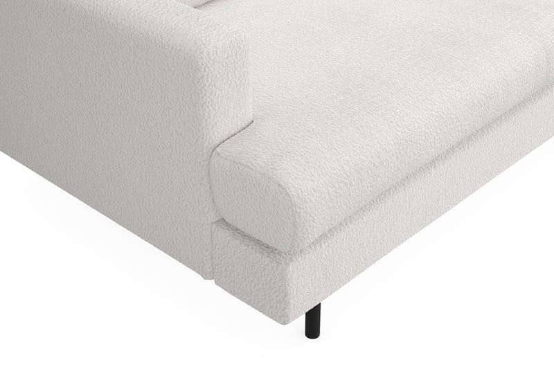 Menard Compact Sofa med divan 3-seter - Hvit - Møbler - Sofaer - Sofa med sjeselong