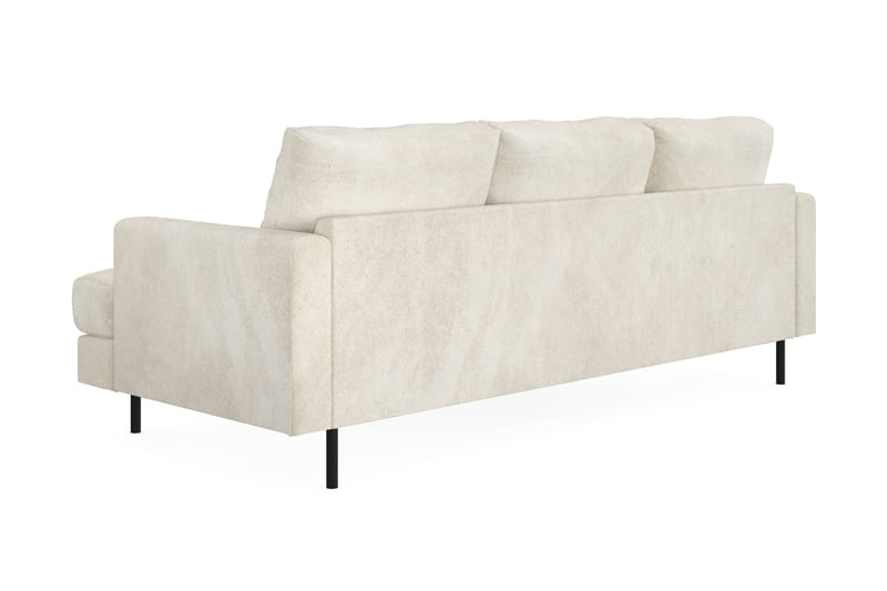 Menard Compact Sofa med Divan 3-seter - Hvit - Møbler - Sofaer - Sofa med sjeselong