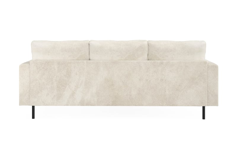 Menard Compact Sofa med Divan 3-seter - Hvit - Møbler - Sofaer - Sofa med sjeselong