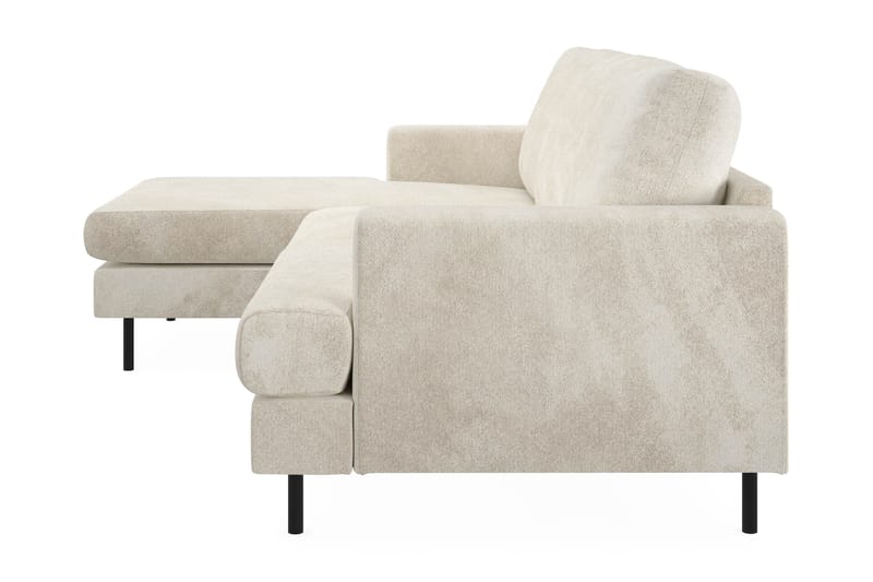 Menard Compact Sofa med Divan 3-seter - Hvit - Møbler - Sofaer - Sofa med sjeselong