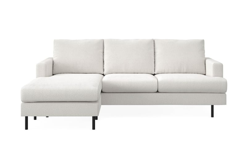 Menard Compact Sofa med Divan 3-seter - Hvit - Møbler - Sofaer - Sofa med sjeselong