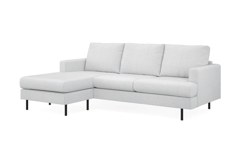 Menard Compact Sofa med Divan 3-seter - Lysegrå - Møbler - Sofaer - Sofa med sjeselong