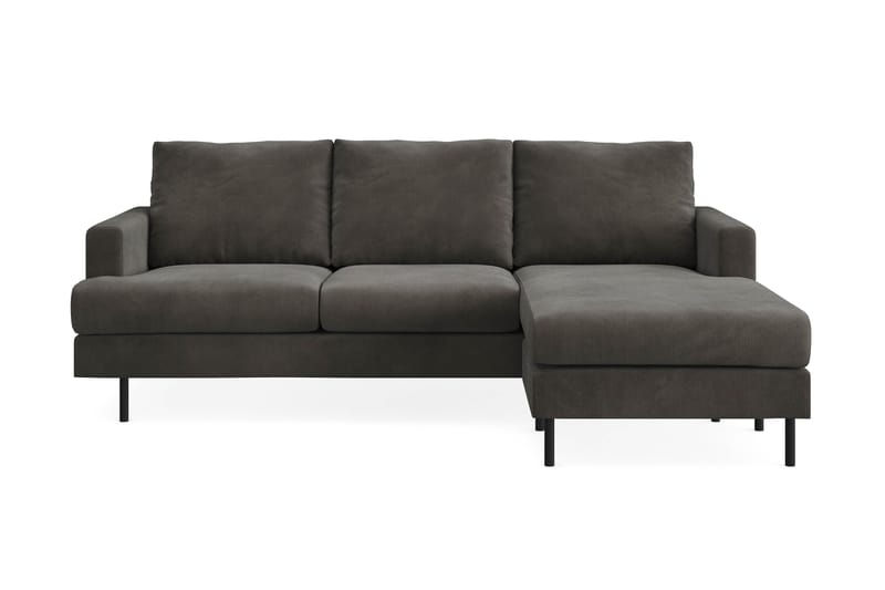 Menard Compact Sofa med Divan 3-seter - Mørkegrå - Møbler - Sofaer - Sofa med sjeselong