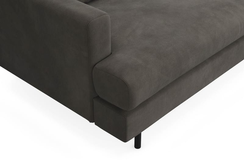 Menard Compact Sofa med Divan 3-seter - Mørkegrå - Møbler - Sofaer - Sofa med sjeselong