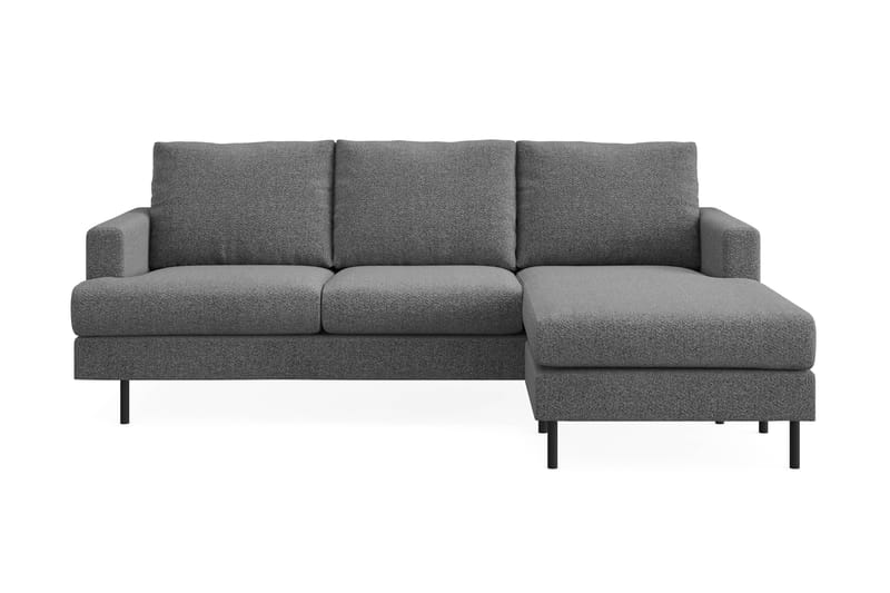 Menard Compact Sofa med divan 3-seter - Mørkegrå - Møbler - Sofaer - Sofa med sjeselong