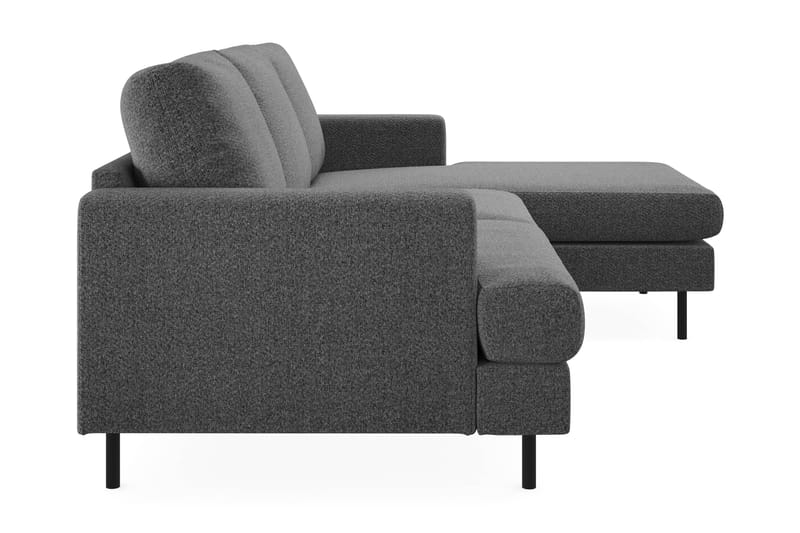 Menard Compact Sofa med divan 3-seter - Mørkegrå - Møbler - Sofaer - Sofa med sjeselong