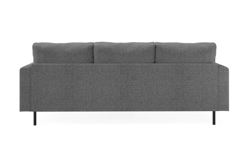 Menard Compact Sofa med divan 3-seter - Mørkegrå - Møbler - Sofaer - Sofa med sjeselong