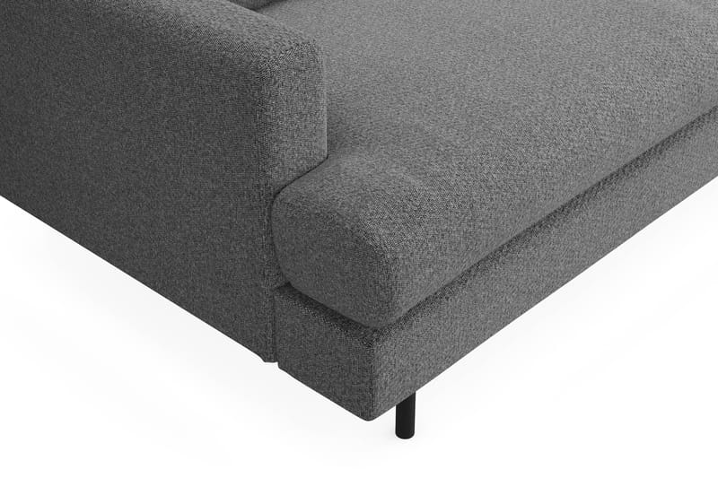 Menard Compact Sofa med divan 3-seter - Mørkegrå - Møbler - Sofaer - Sofa med sjeselong